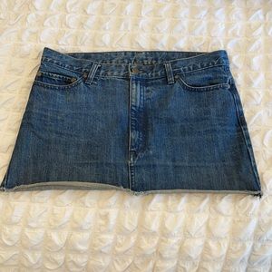 FREE PEOPLE JEAN SKIRT